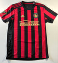 Atlanta United red and black home shirt — front