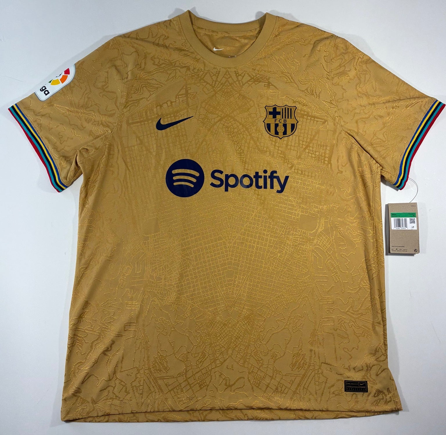 FC Barcelona 2022-23 away Nike player version jersey BNWT size XL front