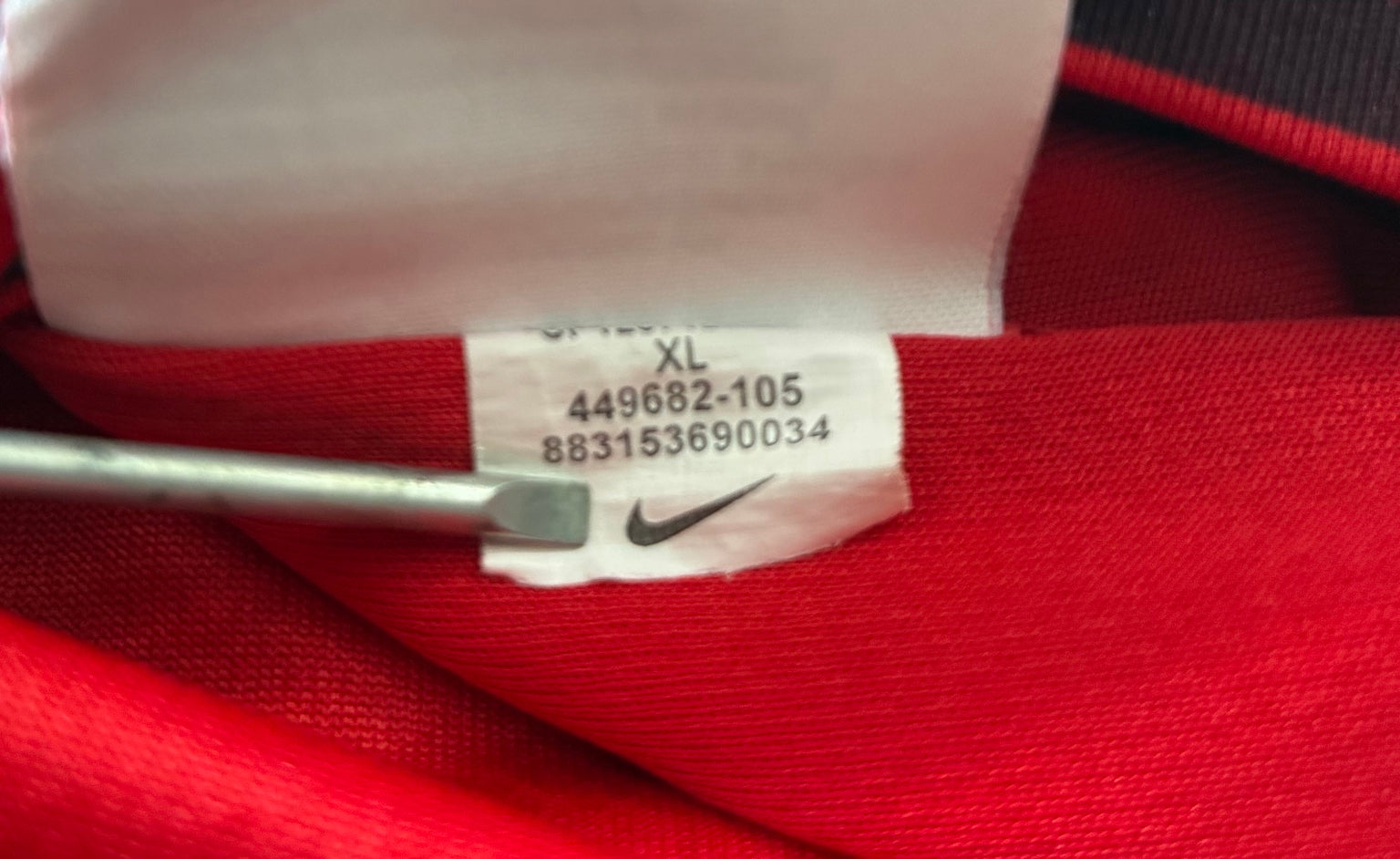 FC Barcelona 2012-13 Nike pre-match shirt size XL product tag 449682-105