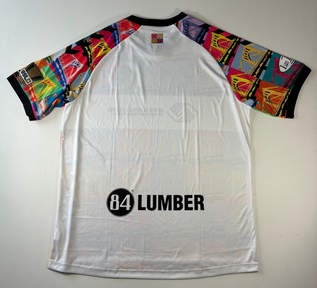Pittsburgh Riverhounds 2026-27 third Hummel jersey size XXL back with 84 Lumber sponsor