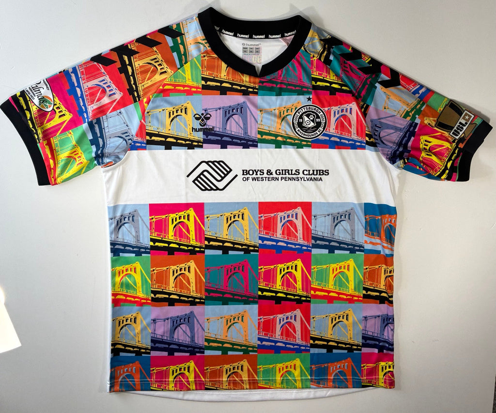 Pittsburgh Riverhounds 2026-27 third Hummel jersey size XXL front bridge design