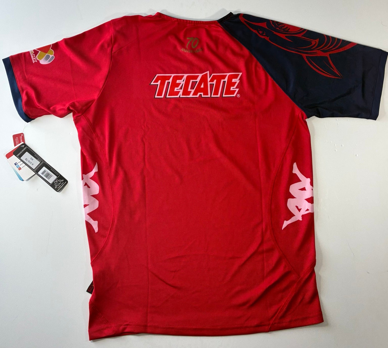 Tiburones Rojos de Veracruz 2013-14 Kappa home jersey BNWT size XL back